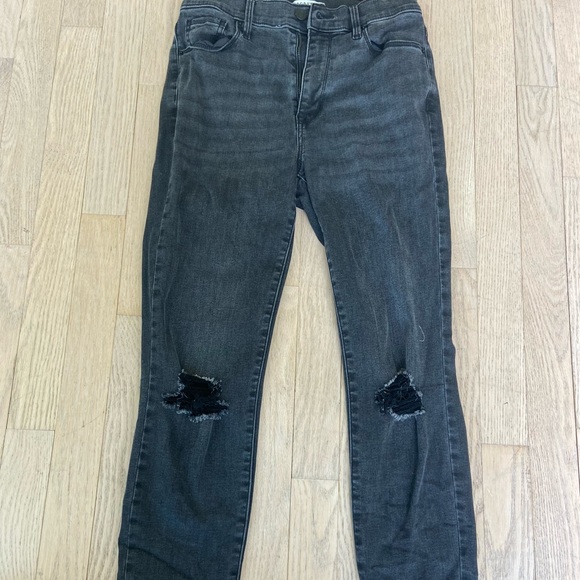 Black skinny high rised ripped jeans pacsun - Picture 1 of 3